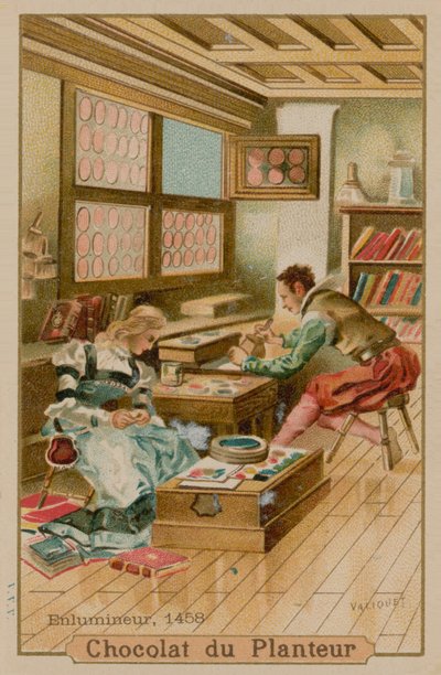 Iluminator w 1458 autorstwa French School