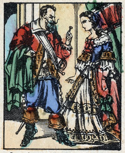 Ilustracja do „Sinobrodego”” autorstwa French School