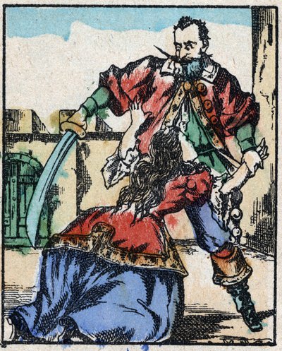 Ilustracja do „Sinobrodego”” autorstwa French School