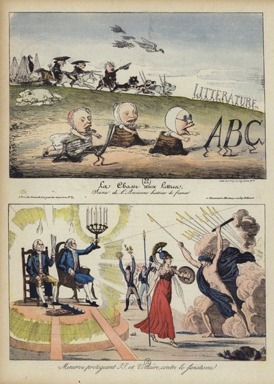 Ilustracja do Le Rire (kolor lito) autorstwa French School