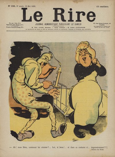 Ilustracja do Le Rire autorstwa French School