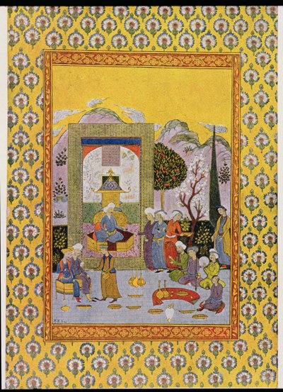 Ilustracja do The Arabian Nights, 1895 (kolor grawerowany) autorstwa French School