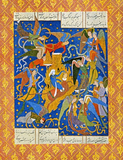 Ilustracja do The Arabian Nights, 1895 (kolor grawerowany) autorstwa French School