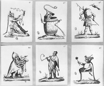 Ilustracja z „Gargantua i Pantagruel”, François Rabelais (rycina) autorstwa French School