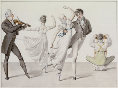 Ilustracja z „Le Bon Gatunek”, ok. 1810 autorstwa French School