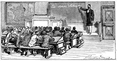 Ilustracja do książki Emile Lavisse „Tu seras soldat”, Armand Colin, 1899 autorstwa French School