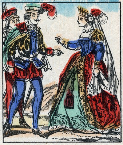 Ilustracja do bajki „Przygody Wielkiej Flandrii”” Drzeworyt z Imaging Pellerin - Epinal, sd. Koniec XIX wieku. autorstwa French School