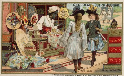 W Indiach (chromolitho) autorstwa French School