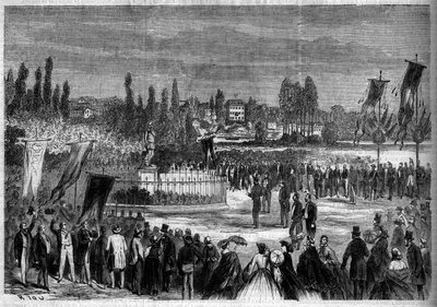 Inauguracja pomnika Bernarda Palissy