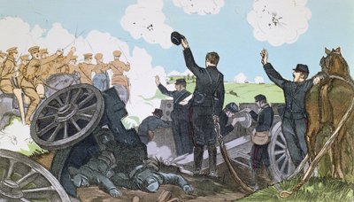 Incydent podczas pierwszej bitwy nad Marną, 6-13 września 1914 r. autorstwa French School