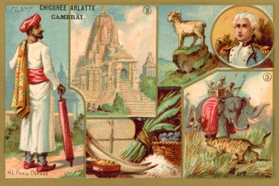 Indie (chromolit) autorstwa French School