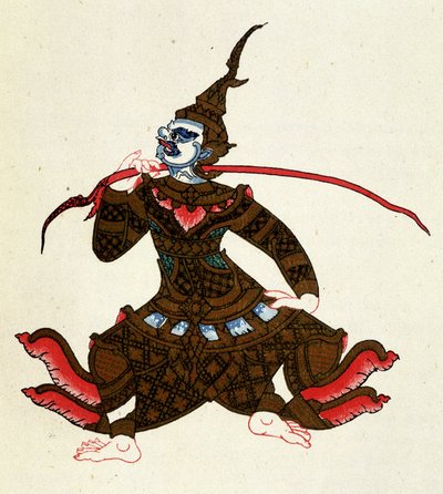 Indrajit (postać Ramajany). W „” Opowieściach Kambodży”” Auguste Pavie autorstwa French School