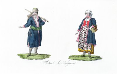 Mieszkańcy Podgórza, z „Historia Polski” Bernardo Zaydlera autorstwa French School