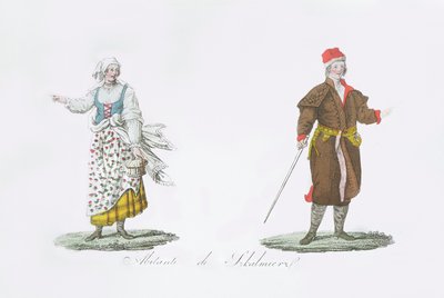 Mieszkańcy Szkalmierza, z „Historia Polski” Bernardo Zaydlera autorstwa French School