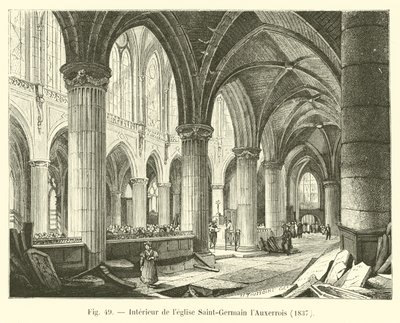 Wnętrze kościoła Saint-Germain l