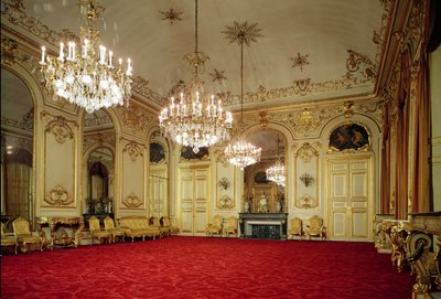 Wnętrze Wielkiego Salonu autorstwa French School