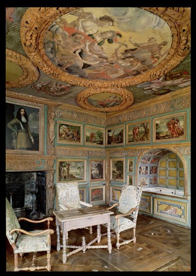 Wnętrze Salle Louis XIV lub Salle de Bain autorstwa French School