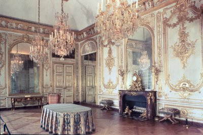 Wnętrze Izby Rady 1701-55 autorstwa French School
