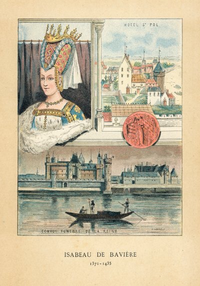Isabeau de Baviere autorstwa French School