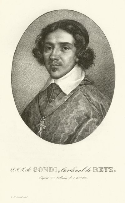 JFP de Gondi, kardynał de Retz autorstwa French School