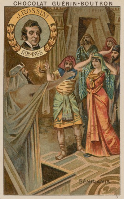 J Rossini, Semiramis autorstwa French School