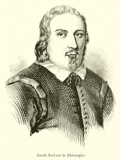 Jacob Boehme, teozof (rycina) autorstwa French School