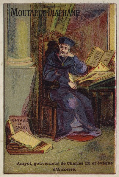 Jacques Amyot , francuski pisarz i tłumacz renesansu oraz biskup Auxerre autorstwa French School