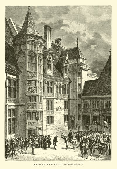 Jacques Coeurs Hostel w Bourges autorstwa French School