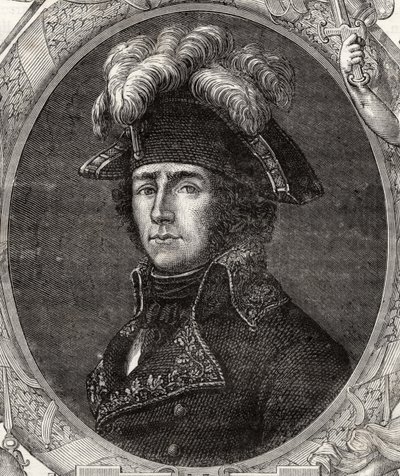Jean-Antoine Rossignol, z „Histoire de la Revolution Francaise” Louisa Blanca (1811-82) autorstwa French School