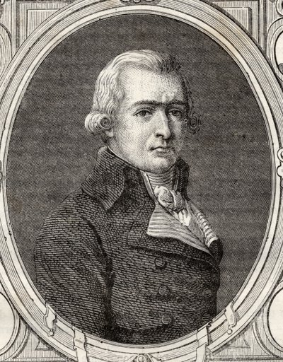 Jean-Baptiste-Andre Amar, z „Histoire de la Revolution Francaise” Louisa Blanca (1811-82) autorstwa French School