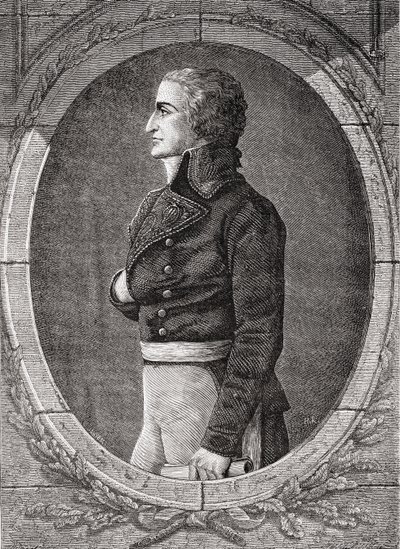 Jean-Jacques Regis de Cambaceres (1753-1824) Książę Parmy, z „Histoire de la Revolution Francaise” Louisa Blanca (1811–82) rytowanego przez Pannemakera (ur. 1822) 1847–62 autorstwa French School