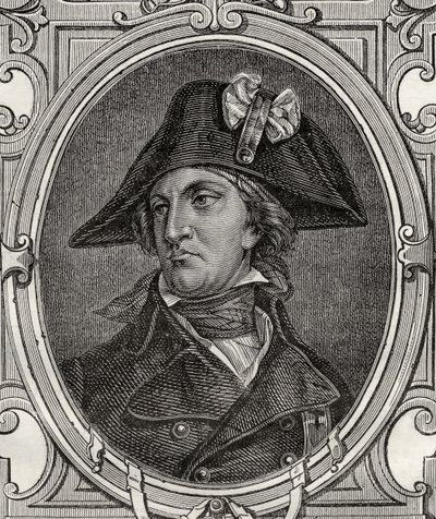 Jean-Nicolas Stofflet, z „Histoire de la Revolution Francaise” Louisa Blanca (1811-82) autorstwa French School