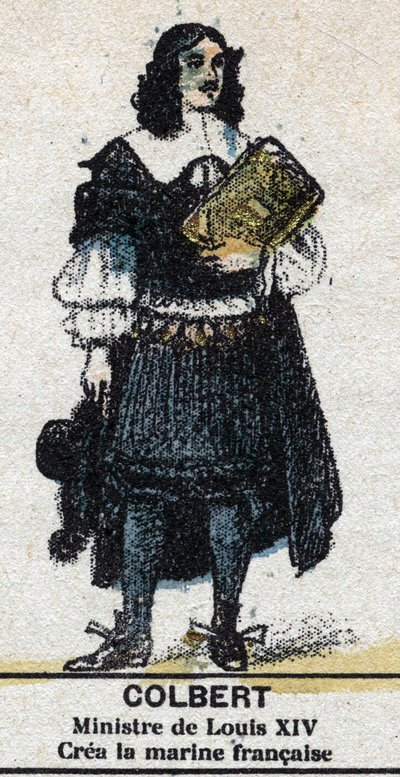Jean Baptiste (Jean-Baptiste) Colbert (1619-1683), francuski mąż stanu. autorstwa French School
