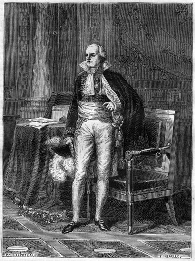 Jean Baptiste (Jean-Baptiste) de Nompere de Champagny (1756-1834) książę Cador - Jean-Baptiste de Nompere de Champagny (1756-1834), książę Cadore, francuski polityk - w „Histoire de l