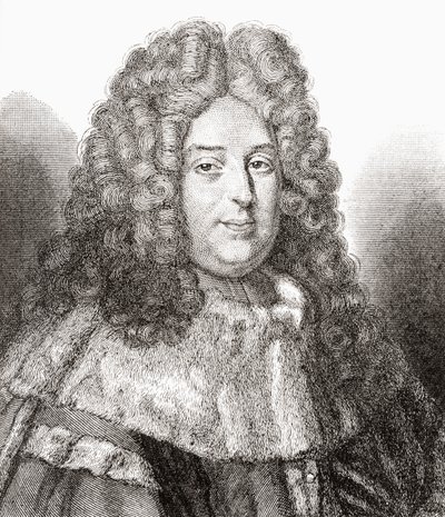 Jean Bouhier, 1673 - 1746. Francuski sędzia, prawnik, historyk, tłumacz, bibliofil i uczony. Z Les Heures Libres opublikowanego w 1908 roku. autorstwa French School
