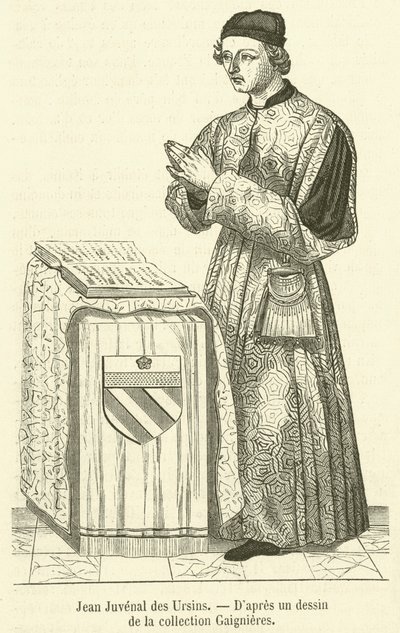 Jean Juvenal des Ursins (rycina) autorstwa French School