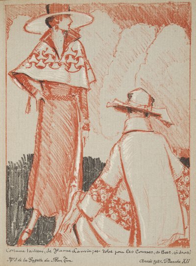 Jeanne Lanvin et etc z kolekcji Fashion Plates autorstwa French School