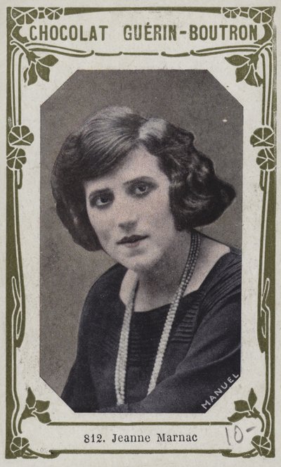Jeanne Marnac (kolorowe zdjęcie) autorstwa French School