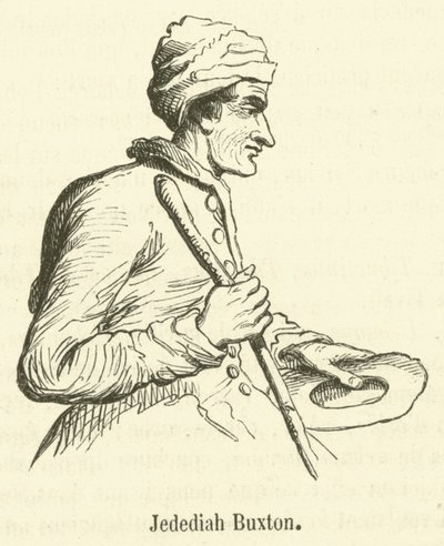 Jedediah Buxton (Grawerowanie) autorstwa French School