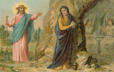 Jezus Chrystus ukazujący się jako ogrodnik po swoim zmartwychwstaniu autorstwa French School