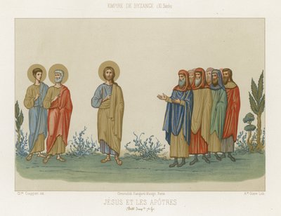 Jezus i apostołowie autorstwa French School