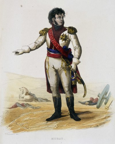 Joachim Murat (Gioacchino Murat) (1767-1815), Marechal Francji i Król Neapolu – w „Plutarque Francais”” autorstwa French School