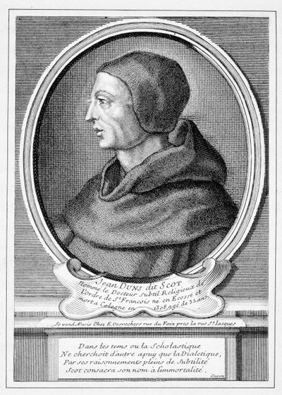 Jan Duns Szkot (ok. 1266-1308) autorstwa French School
