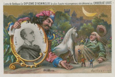 Jonathan Swift (1667-1745) (chromolitho) autorstwa French School