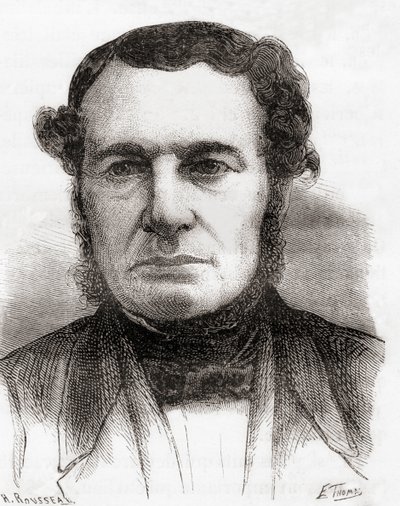Joseph-François Malgaigne, z "Les Merveilles de la Science", opublikowanego ok. 1870 r. (litografia) autorstwa French School