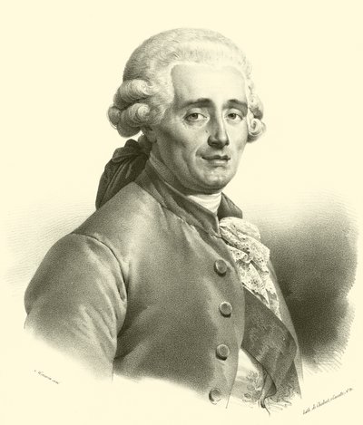 Joseph-Marie Vien, portret (grafika) autorstwa French School
