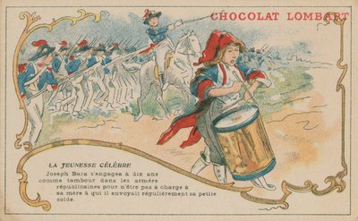Joseph Bara, który w wieku sześciu lat dołączył do francuskiej armii republikańskiej jako perkusista autorstwa French School