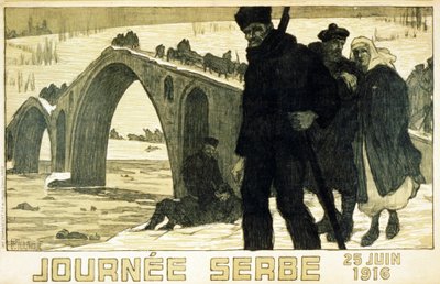 Serbski dzień. 25 czerwca 1916 r. autorstwa French School