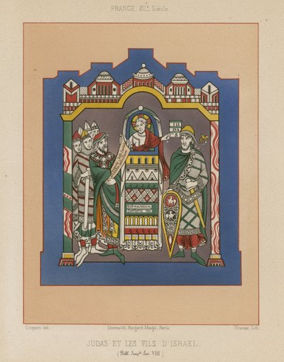 Judasz i synowie Izraela autorstwa French School