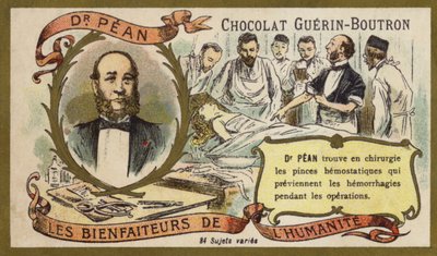 Jules Pean, francuski chirurg (chromolitho) autorstwa French School